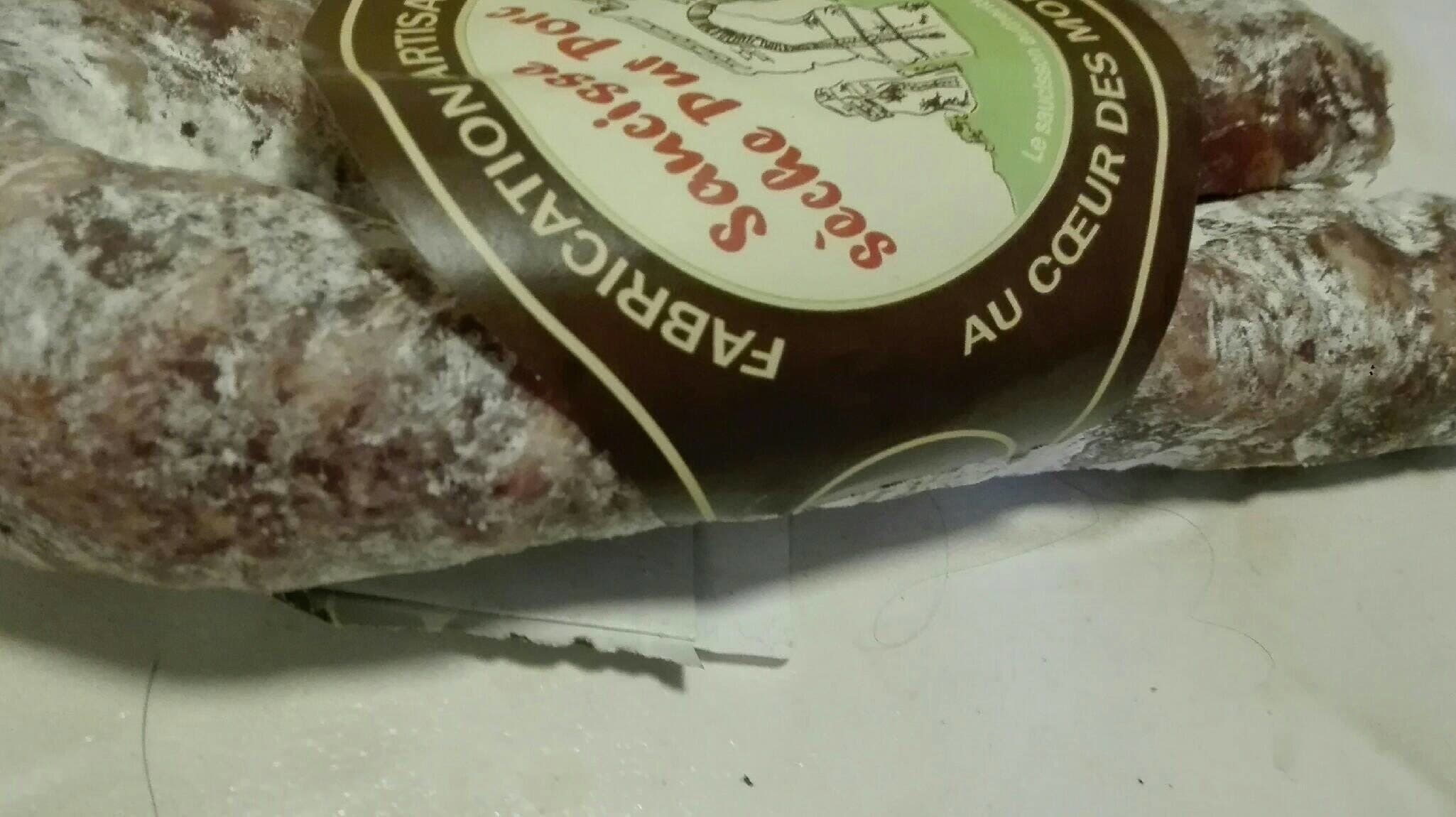 Open Food Facts Saucisse sèche pour porc packshot