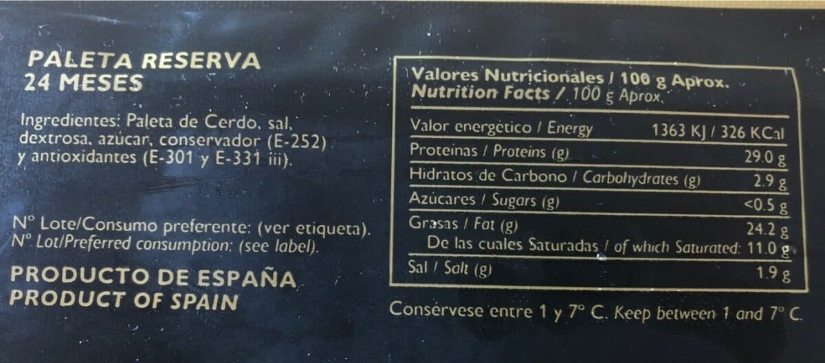 Open Food Facts Tranches d'epaule iberique cebo de campo packshot