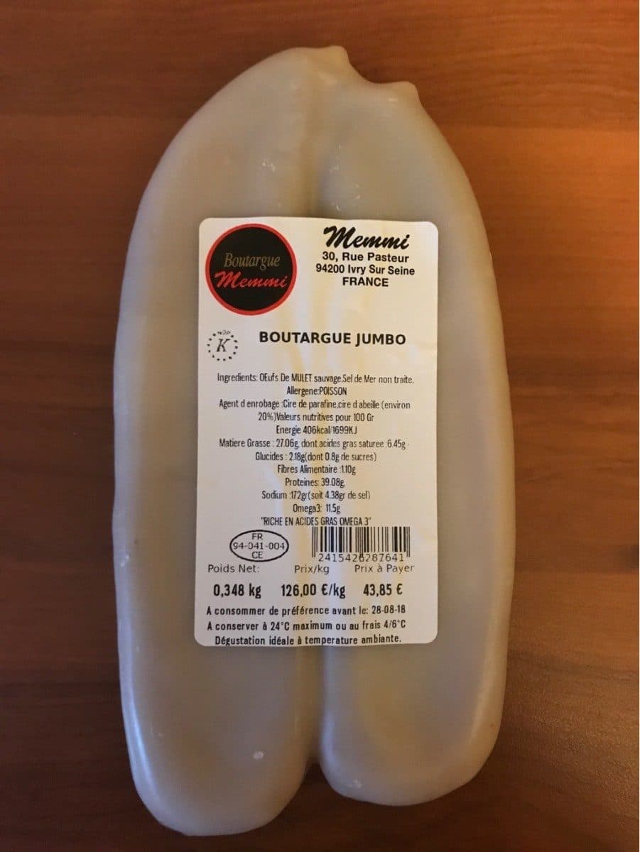 Open Food Facts Boutargue packshot
