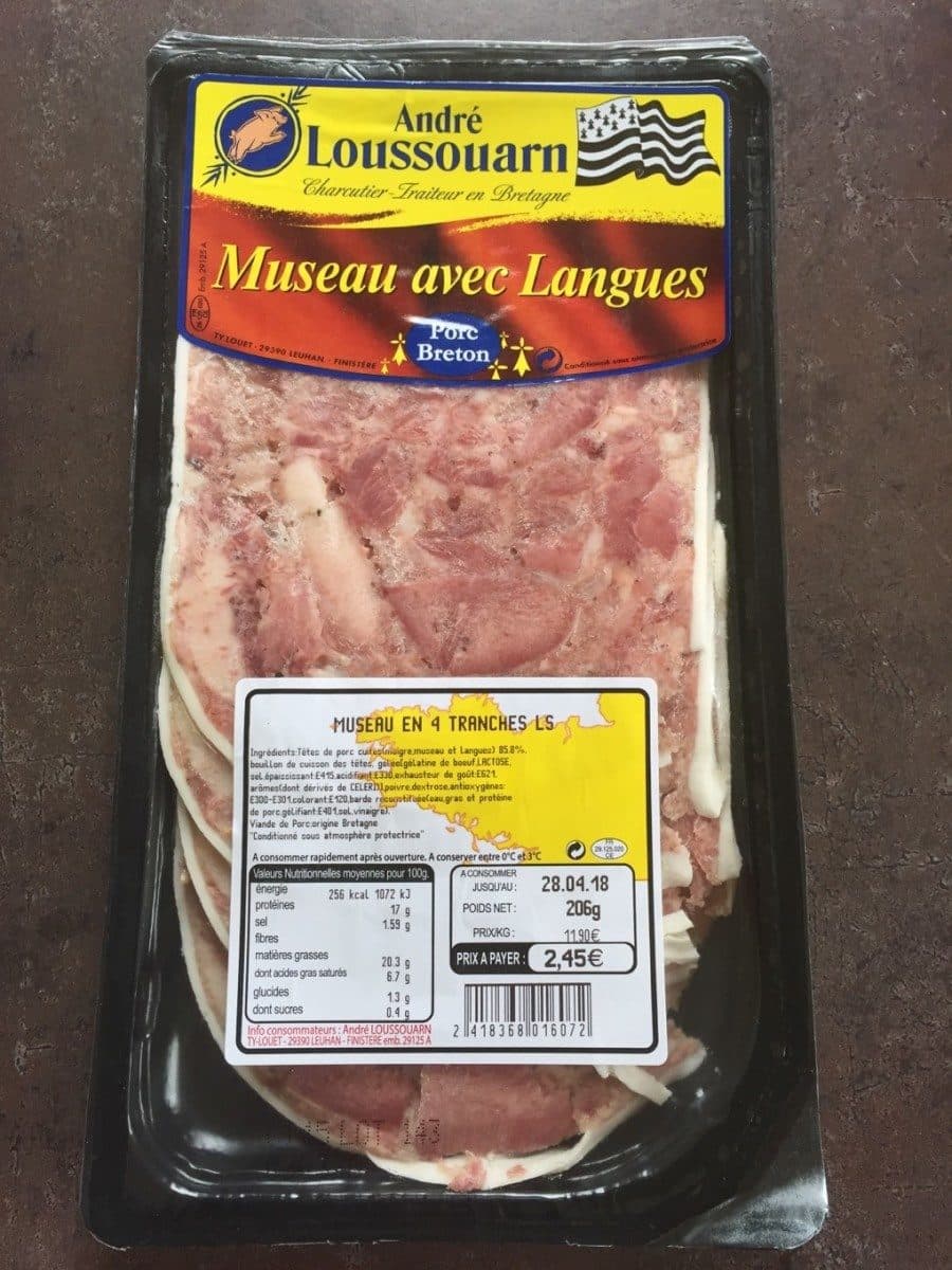 Open Food Facts Museau avec langues packshot
