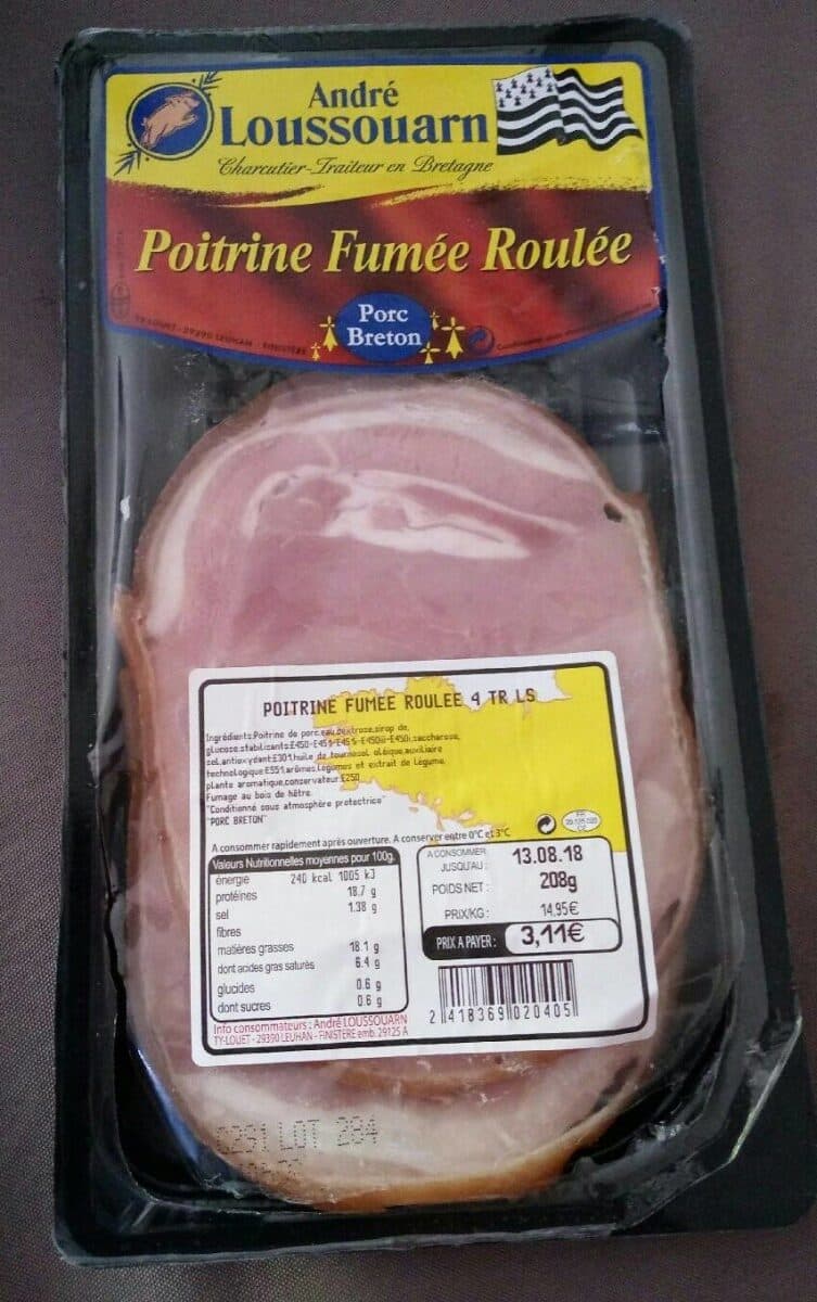 André Loussouarn Poitrine roulée packshot