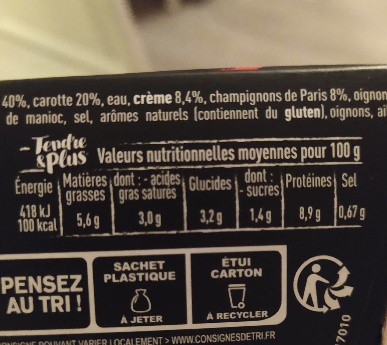 Tendre et plus Blanquette de veau packshot