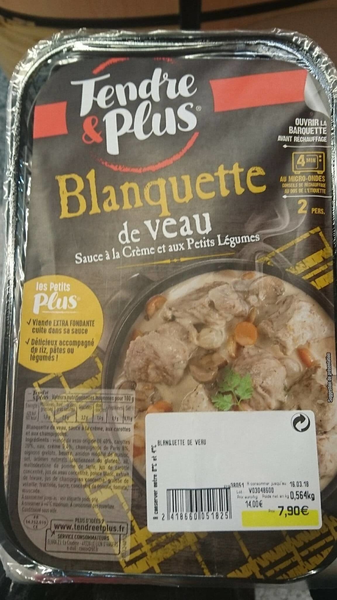 Open Food Facts Blanquette de veau packshot