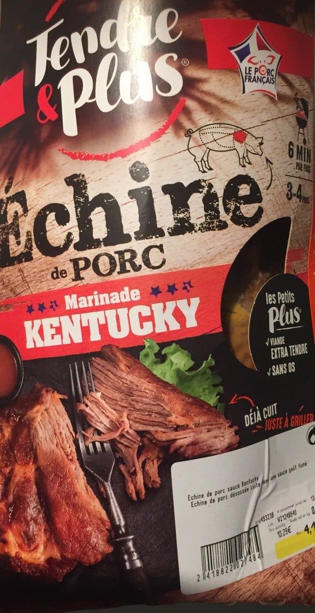 Open Food Facts Échine de port marinade Kentucky packshot