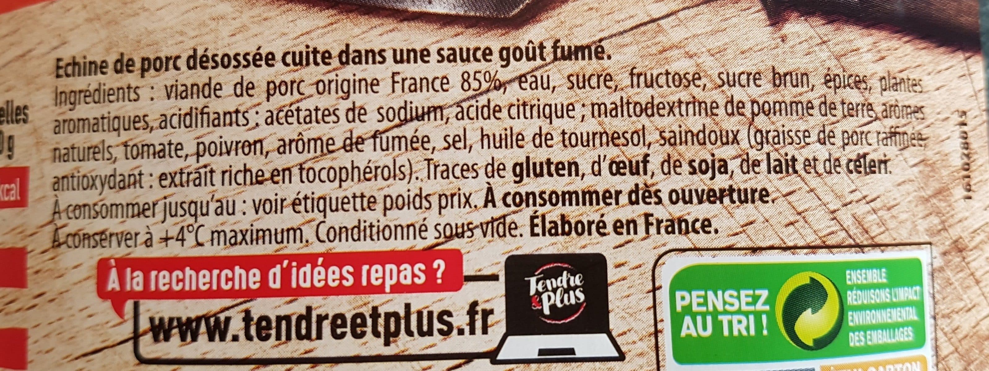 Open Food Facts Echine de porc packshot