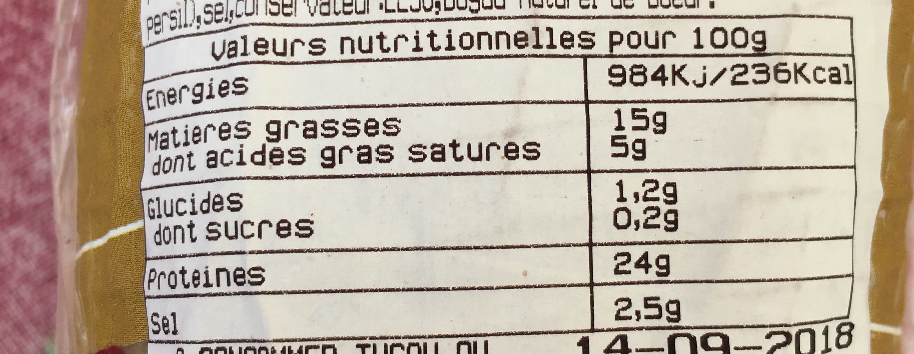 Open Food Facts Veritable langouille brieronne à la moutarde packshot