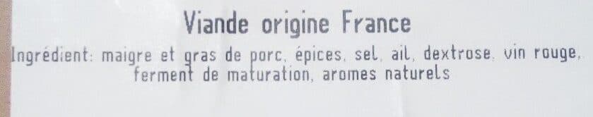 Open Food Facts Saucisson sec au porc du Mont Ventoux packshot