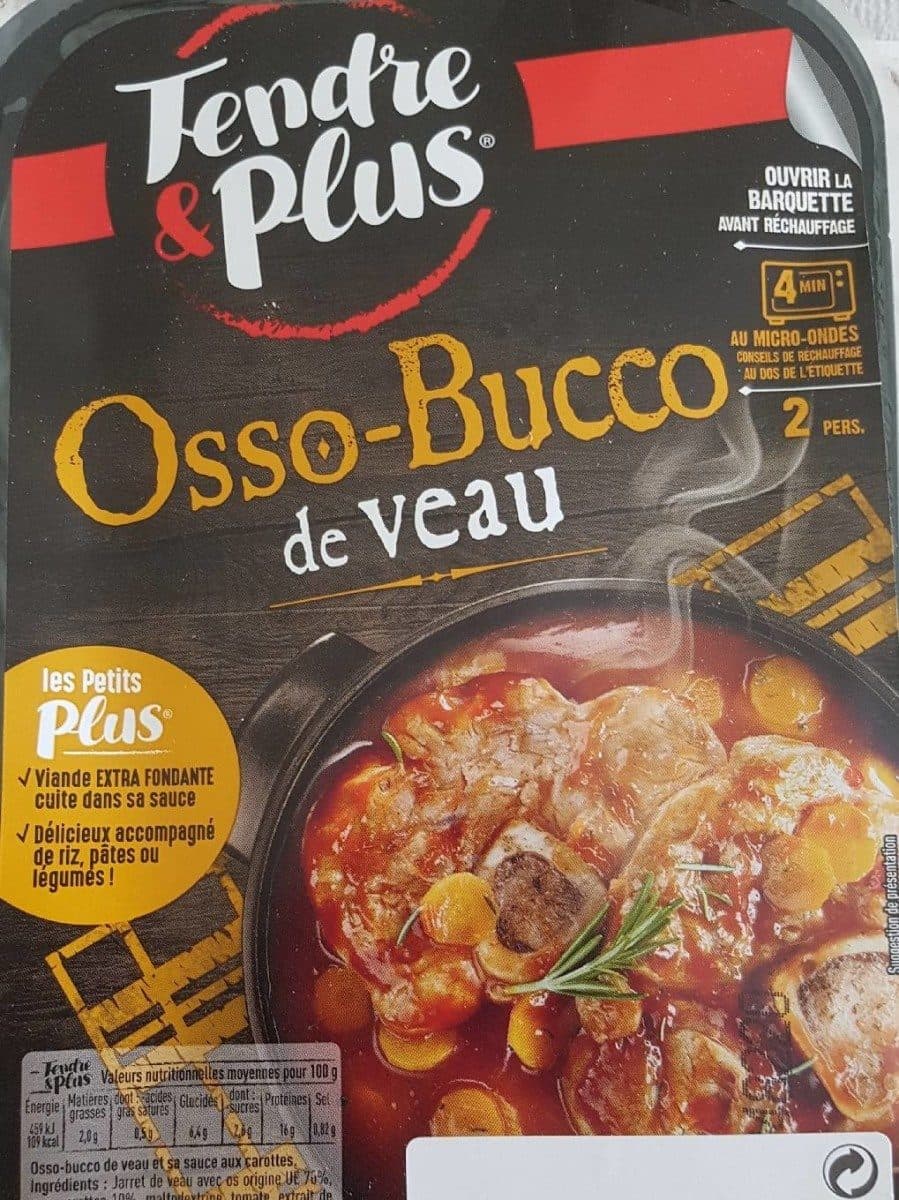 Tendre & Plus Osso-bucco de veau packshot