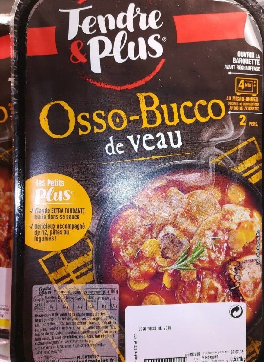 Open Food Facts Osso bucco de veau packshot