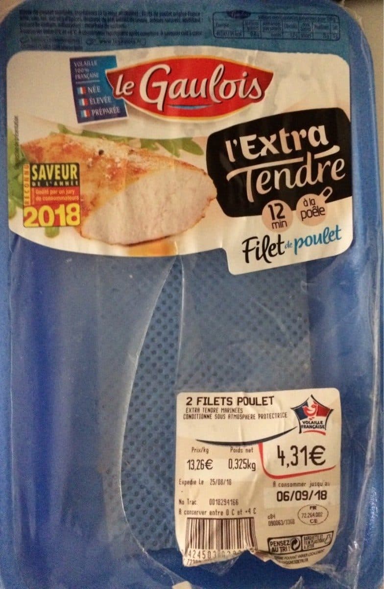 Open Food Facts L'extra tendre packshot