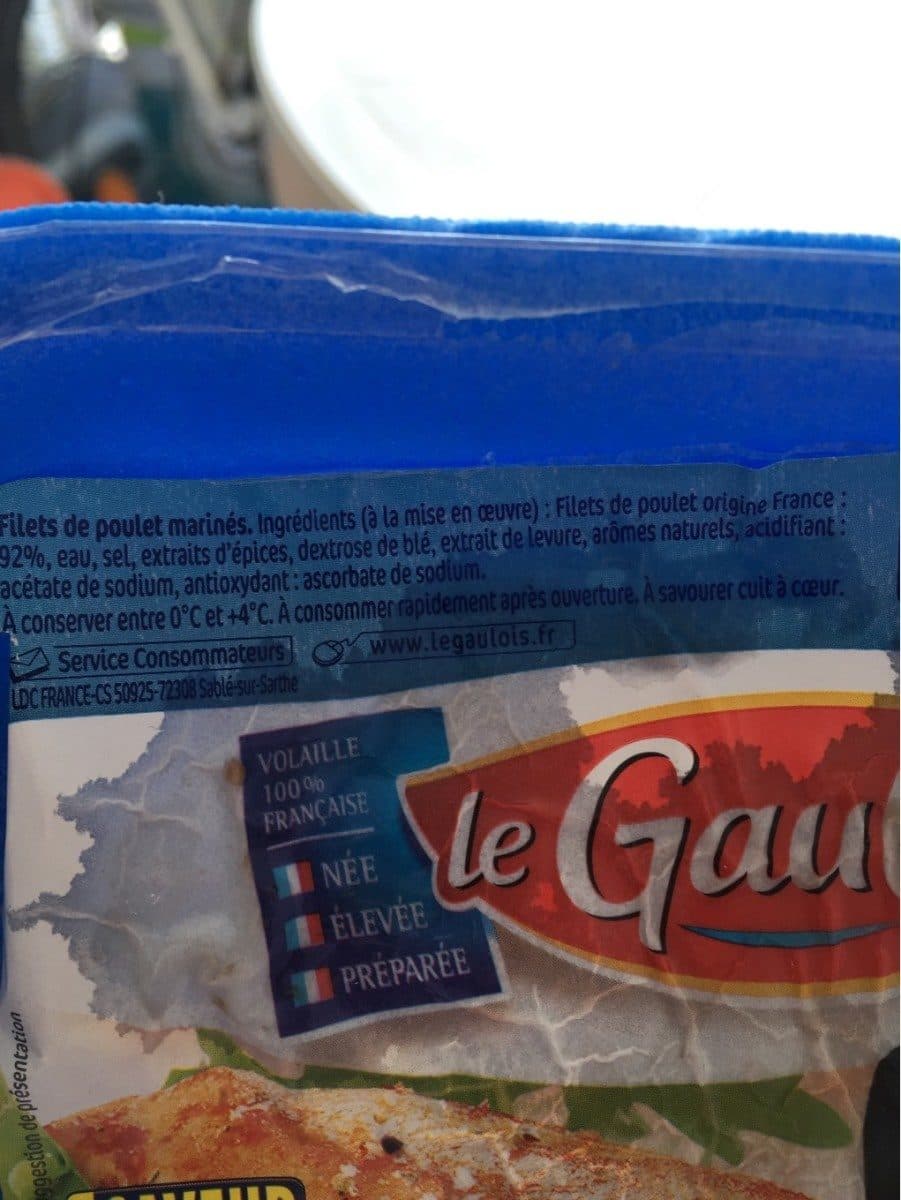 Open Food Facts Escalopes de poulet packshot