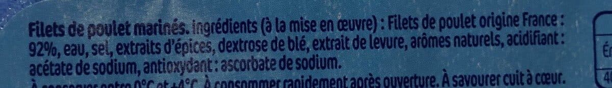 Open Food Facts L'extrat tendre filet de poulet packshot