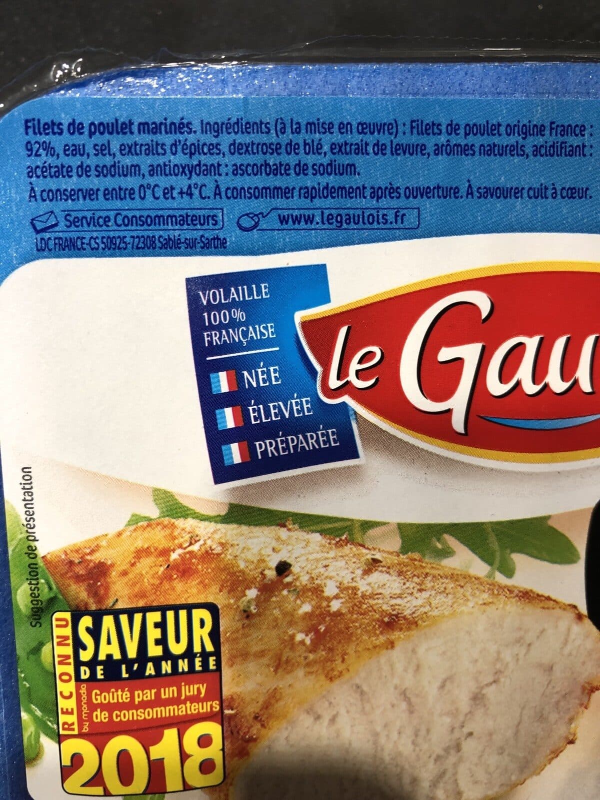 Le Gaulois L'extra tendre filet de poulet packshot