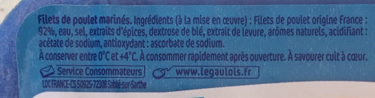 Le Gaulois Filet de poulet Le Gaulois packshot