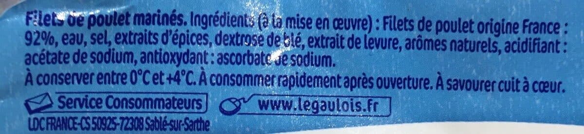 Le Gaulois Filets de poulet L'extra tendre packshot