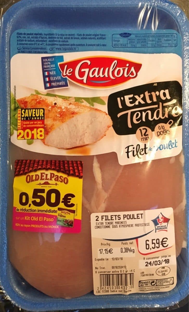 Le Gaulois Filet de poulet packshot
