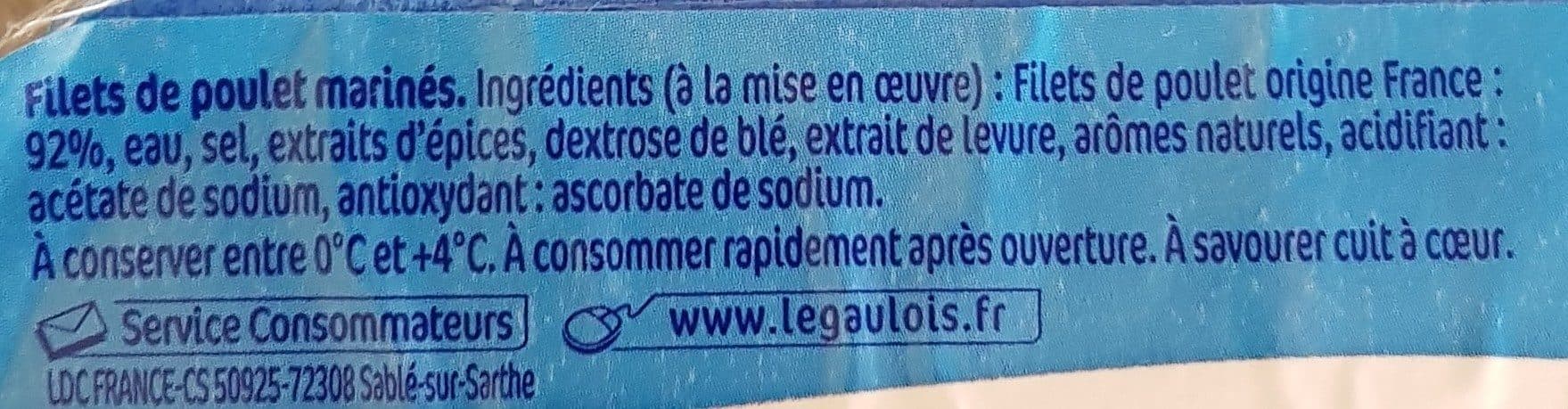Open Food Facts Filet de poulet packshot