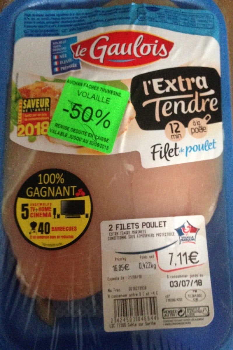 Le Gaulois Filet de poulet packshot
