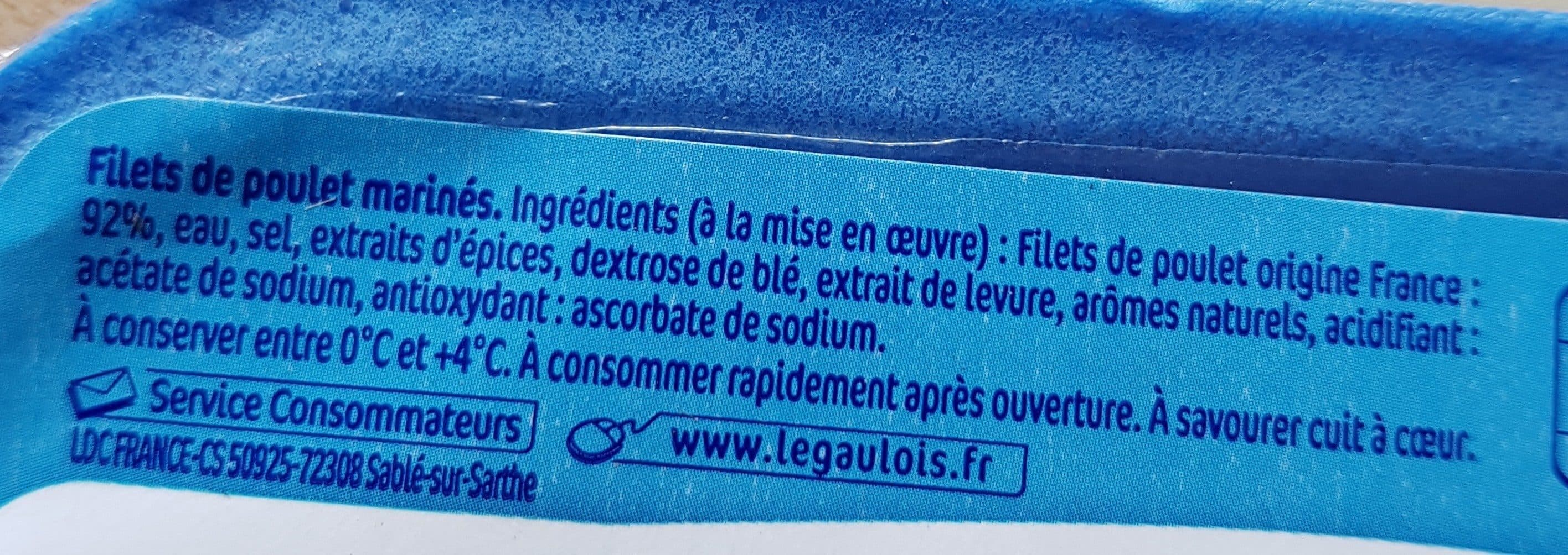 Open Food Facts Filet De Poulet packshot
