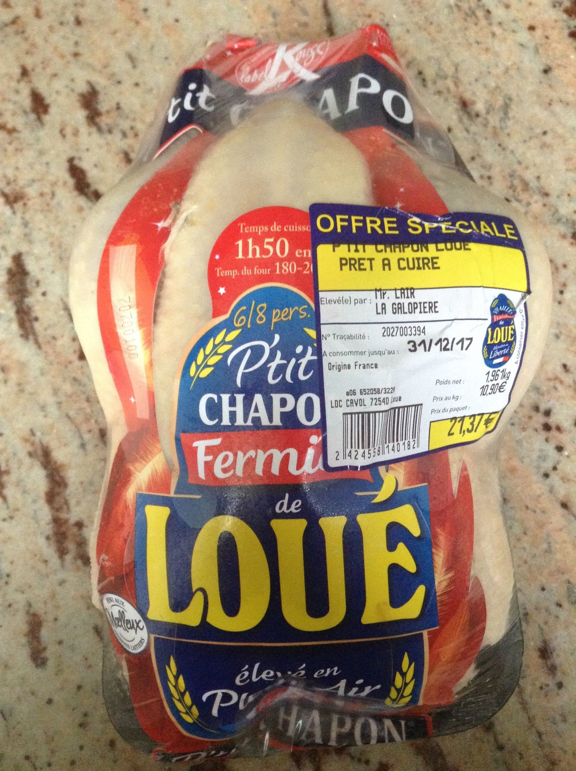 Loué P'tit chapon fermier packshot