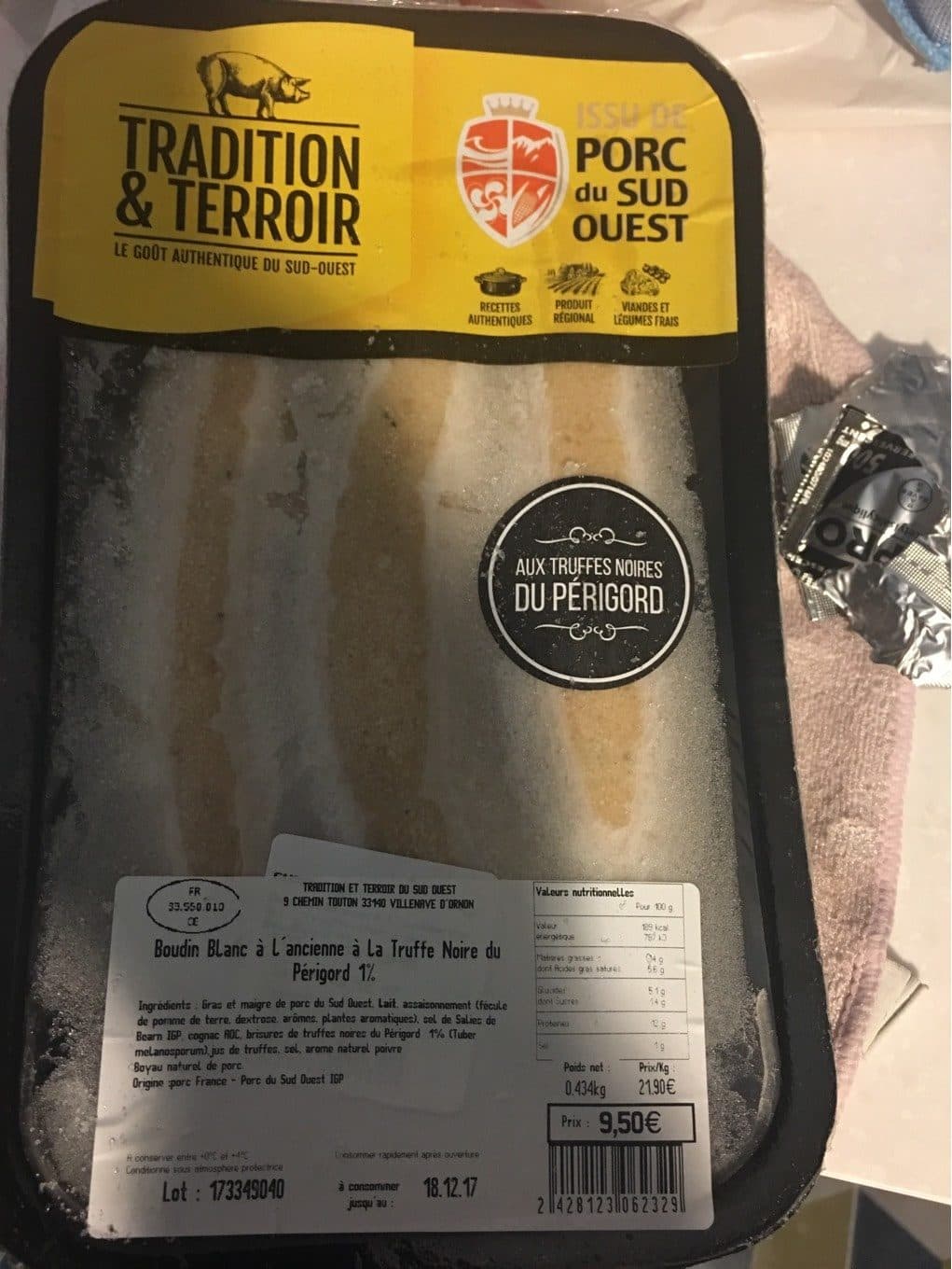 Tradition Et Terroir Boudin blanc à l’ancienne packshot