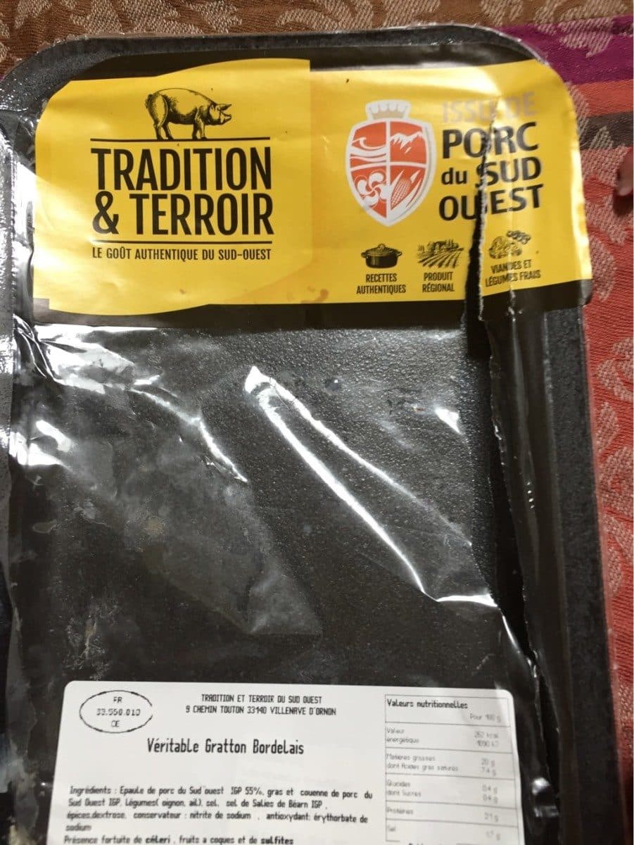 Open Food Facts Gratton bordelais packshot