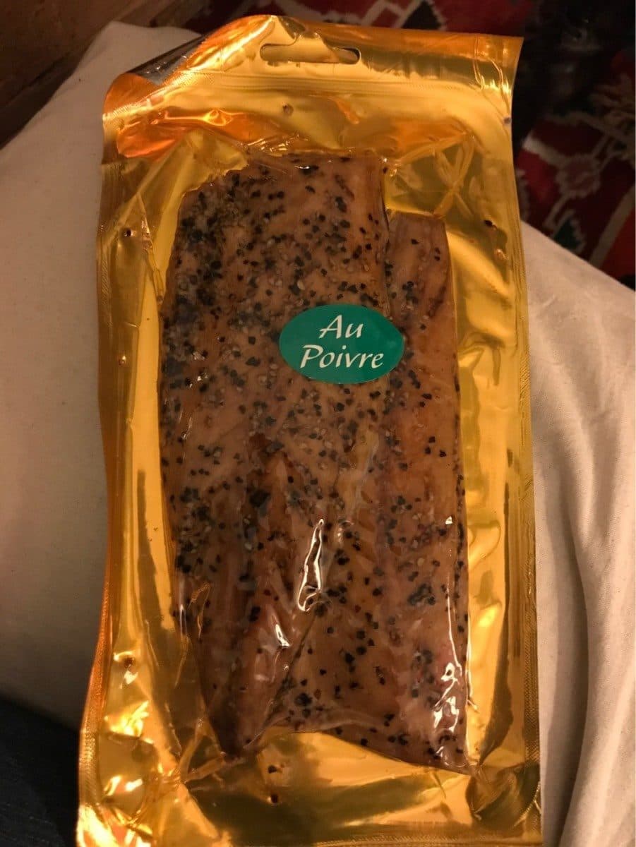 Open Food Facts Filet de maquereau fumé au poivre packshot
