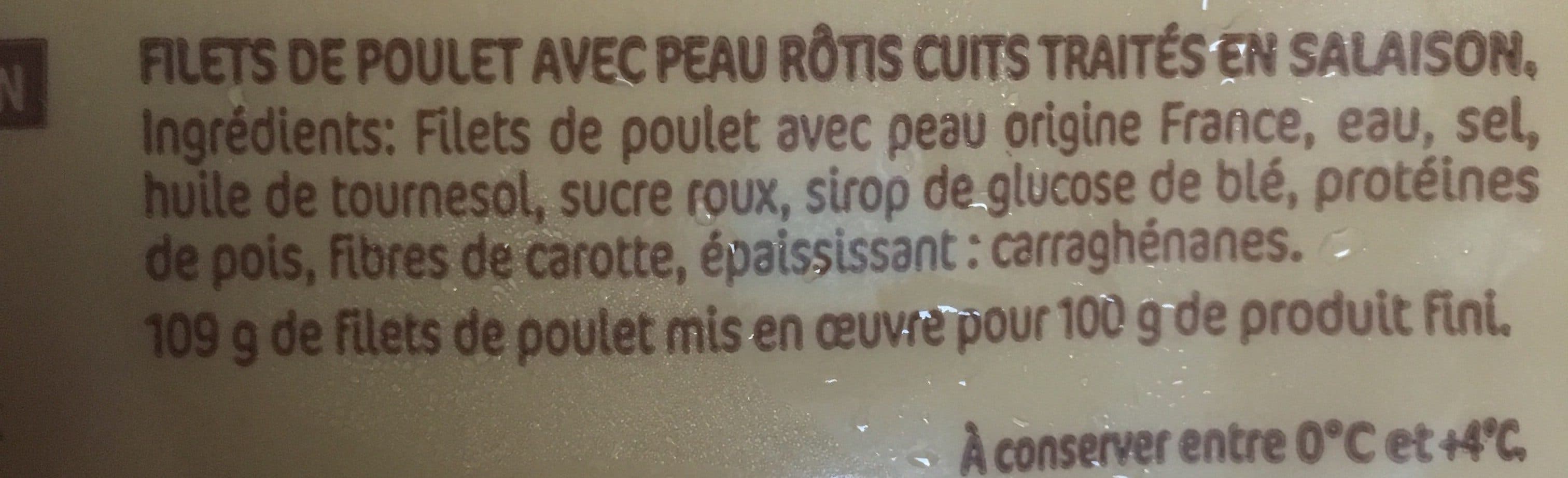 Le Gaulois Filets de poulet rôti packshot