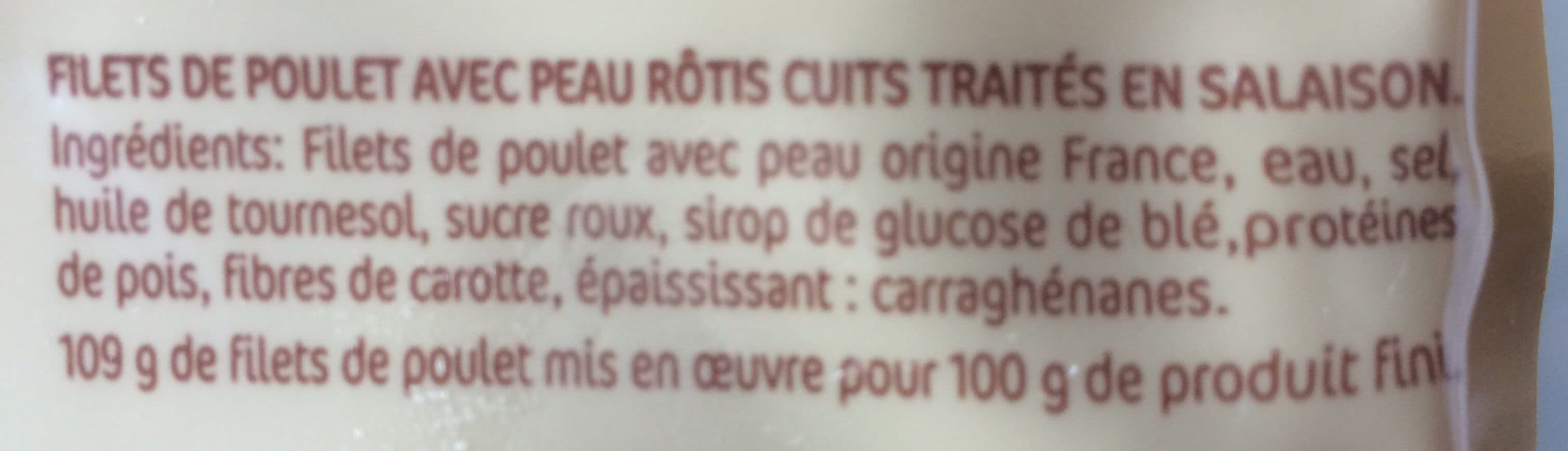 Le Gaulois Filets de poulet rôti packshot