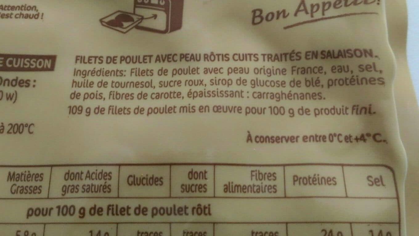 Le Gaulois Filets de poulet rôti packshot