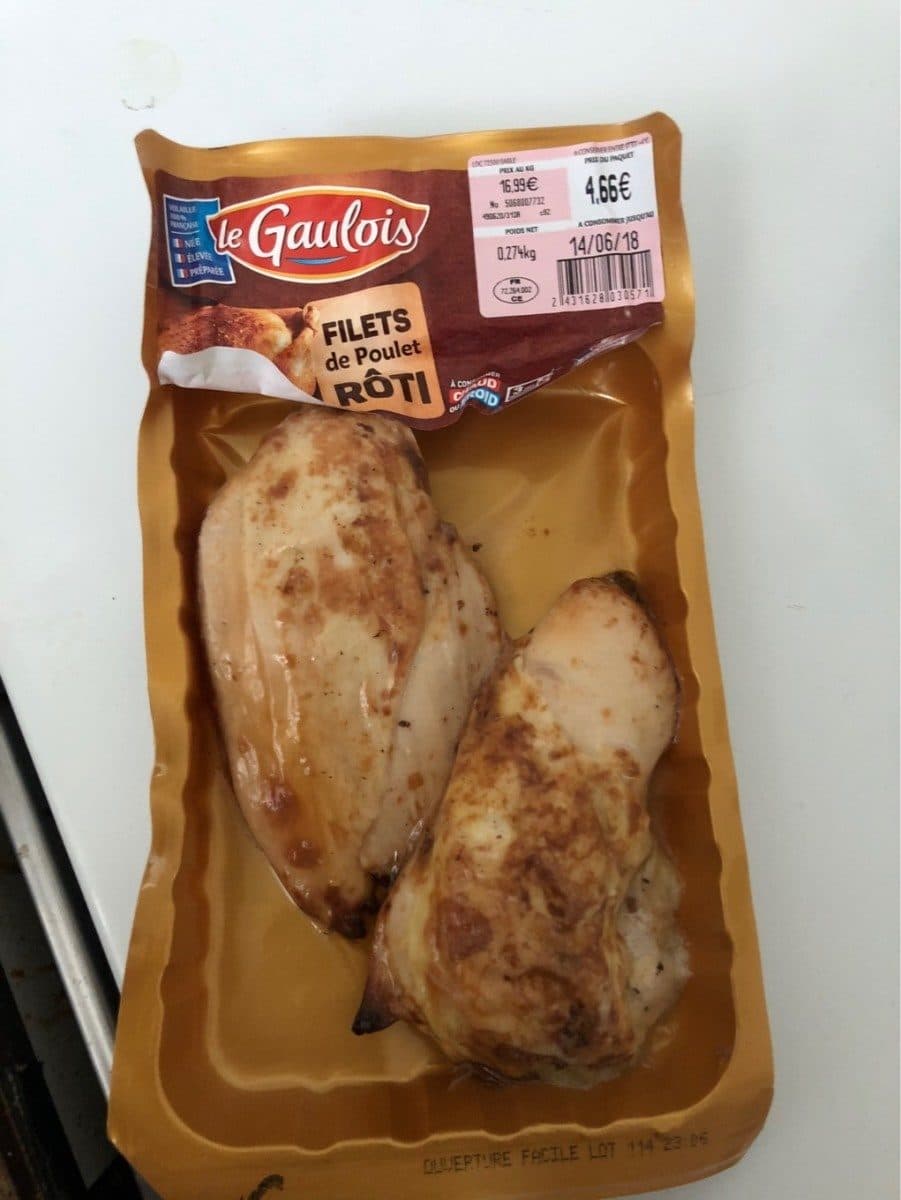 Le gaulois Filet de poulet roti packshot