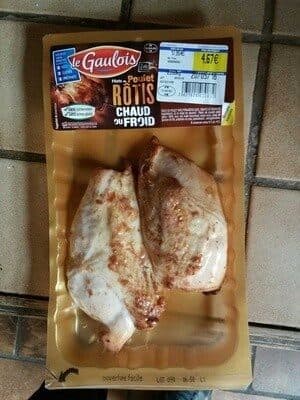 Le Gaulois Filets de poulet rôti chaud ou froid packshot