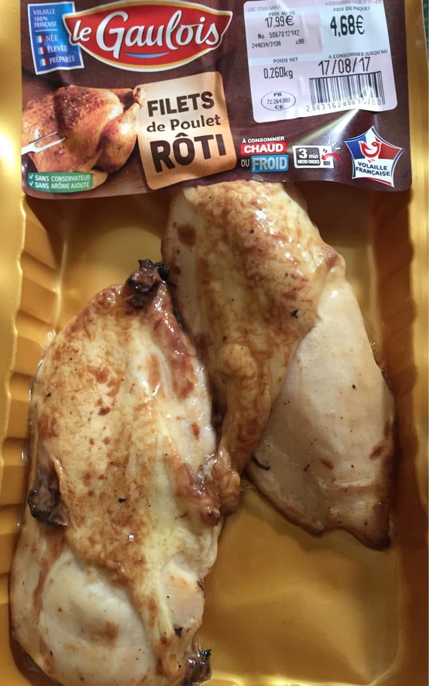 Le gaulois Filets de poulet rôti packshot