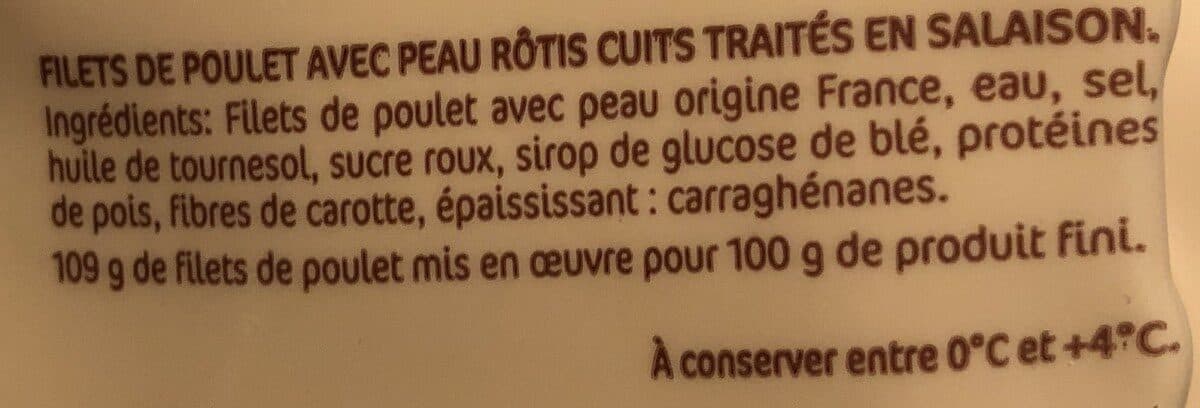 Le Gaulois Rôti de Filet de Poulet Cuit packshot
