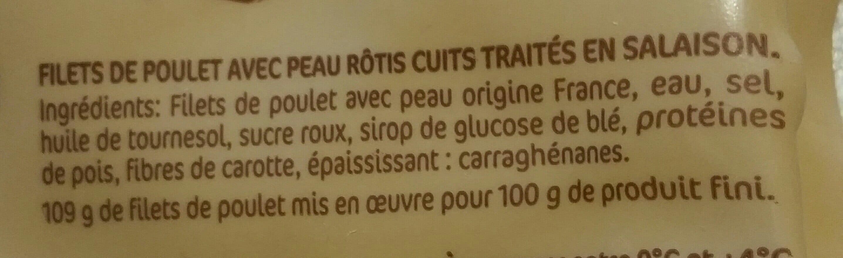 Le Gaulois Filets de poulet roti packshot