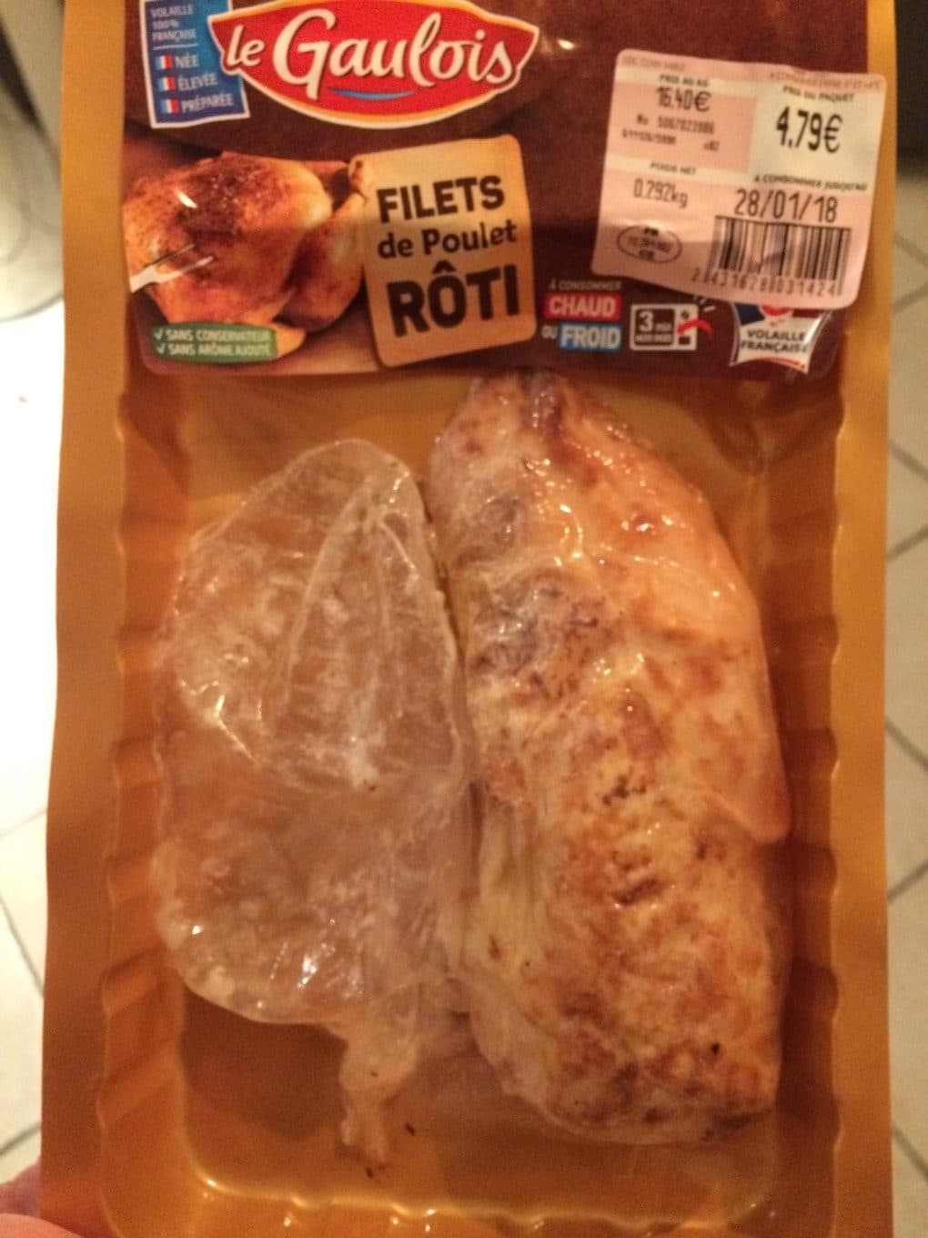 Le Gaulois Filets de poulet rôti packshot