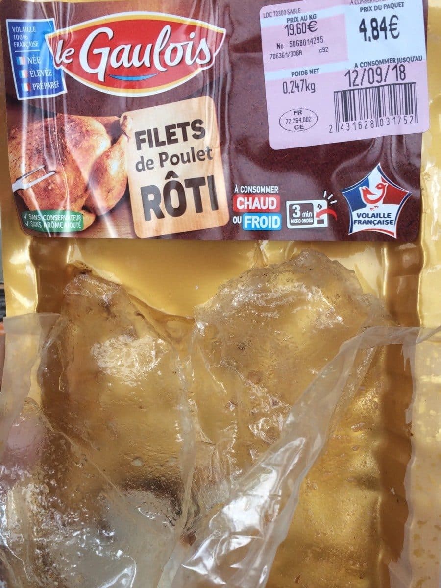Le Gaulois Filets de poulet roti packshot