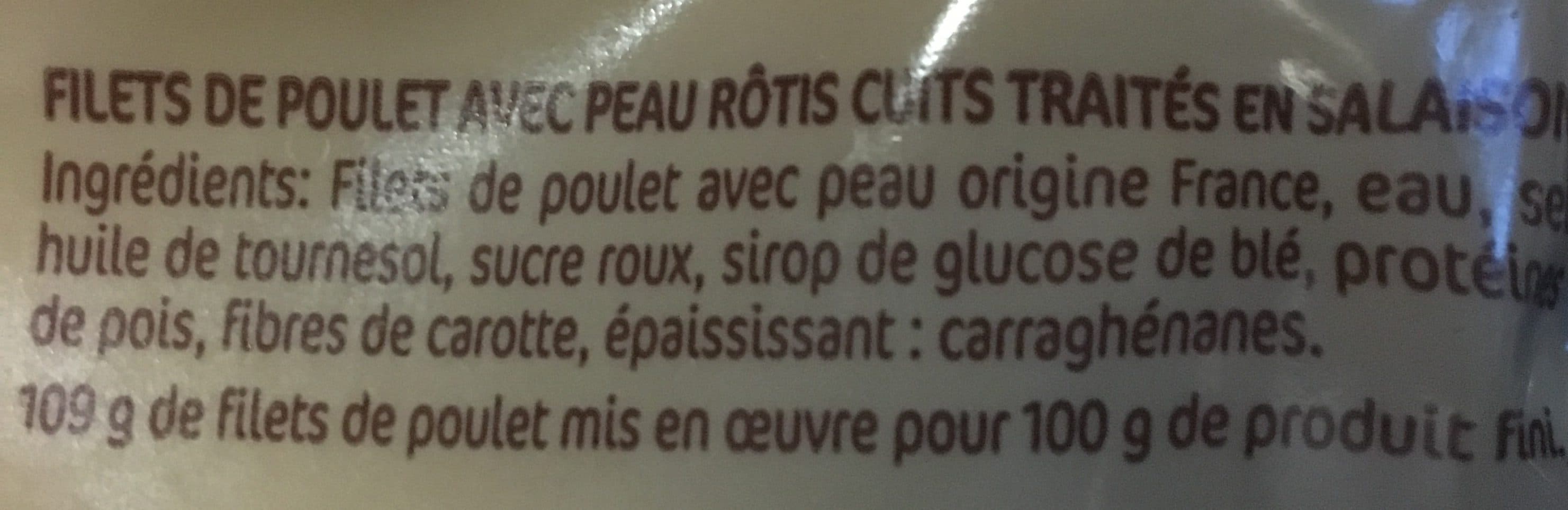Le Gaulois Filet de poulet roti packshot