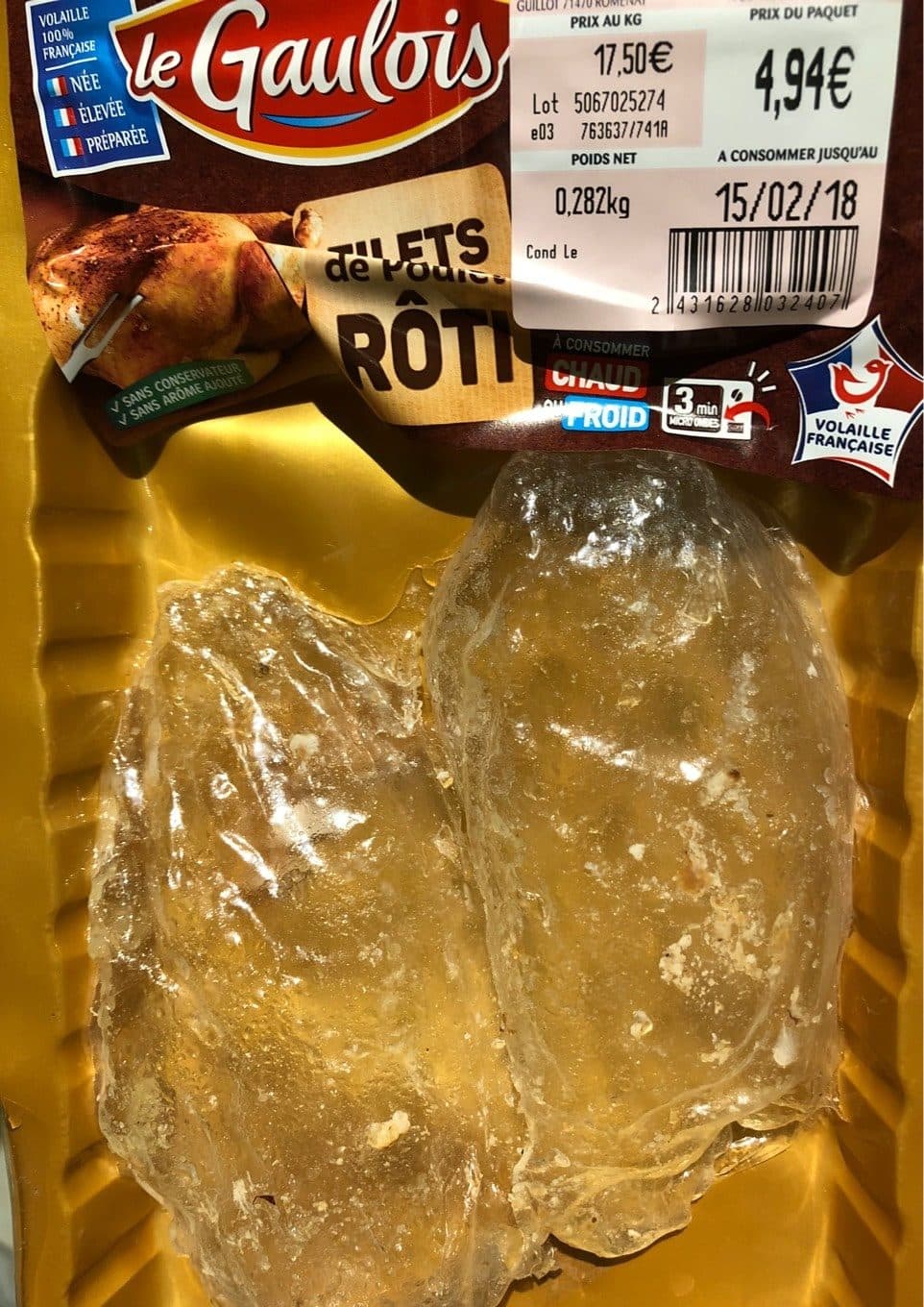 Le Gaulois Filet de poulet roti packshot