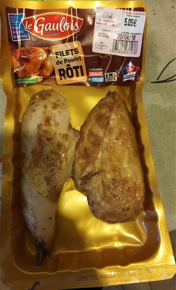 Le Gaulois Filets de poulet rôti packshot