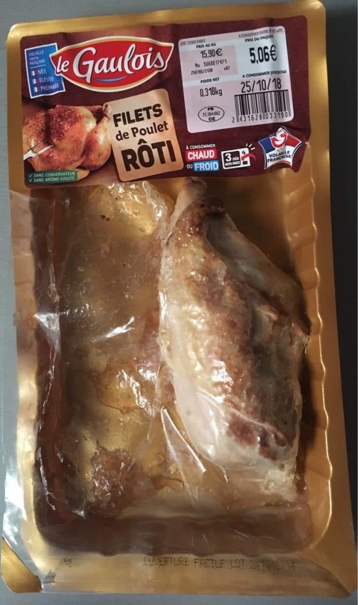 Le Gaulois Filets de poulet rôti packshot