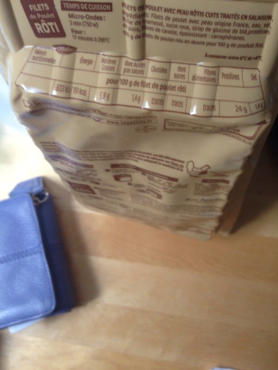 Le Gaulois Filets de poulet Roti packshot