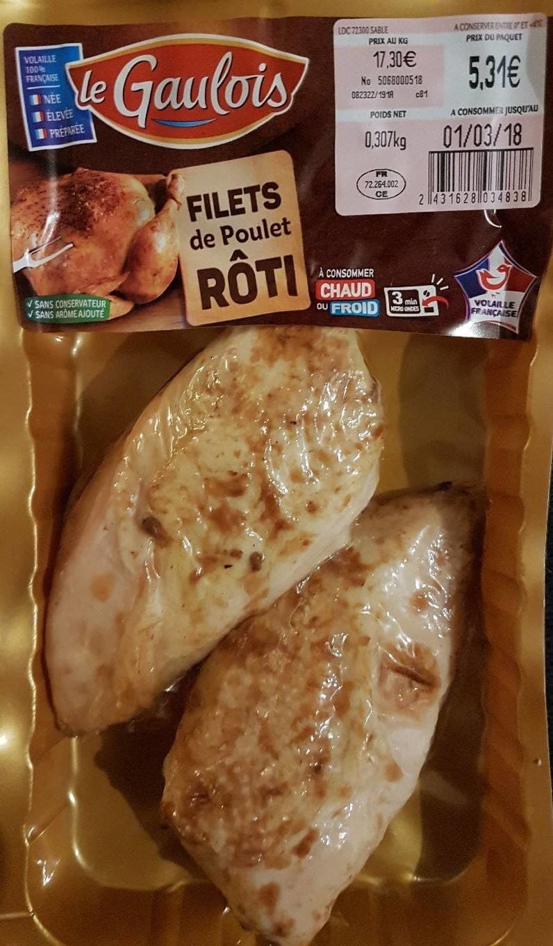 Le Gaulois Filets de Poulet packshot
