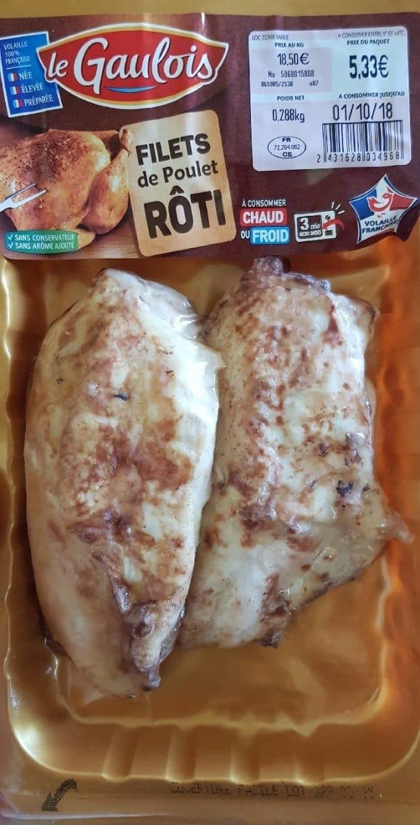 Le Gaulois Filets de poulet rôti packshot