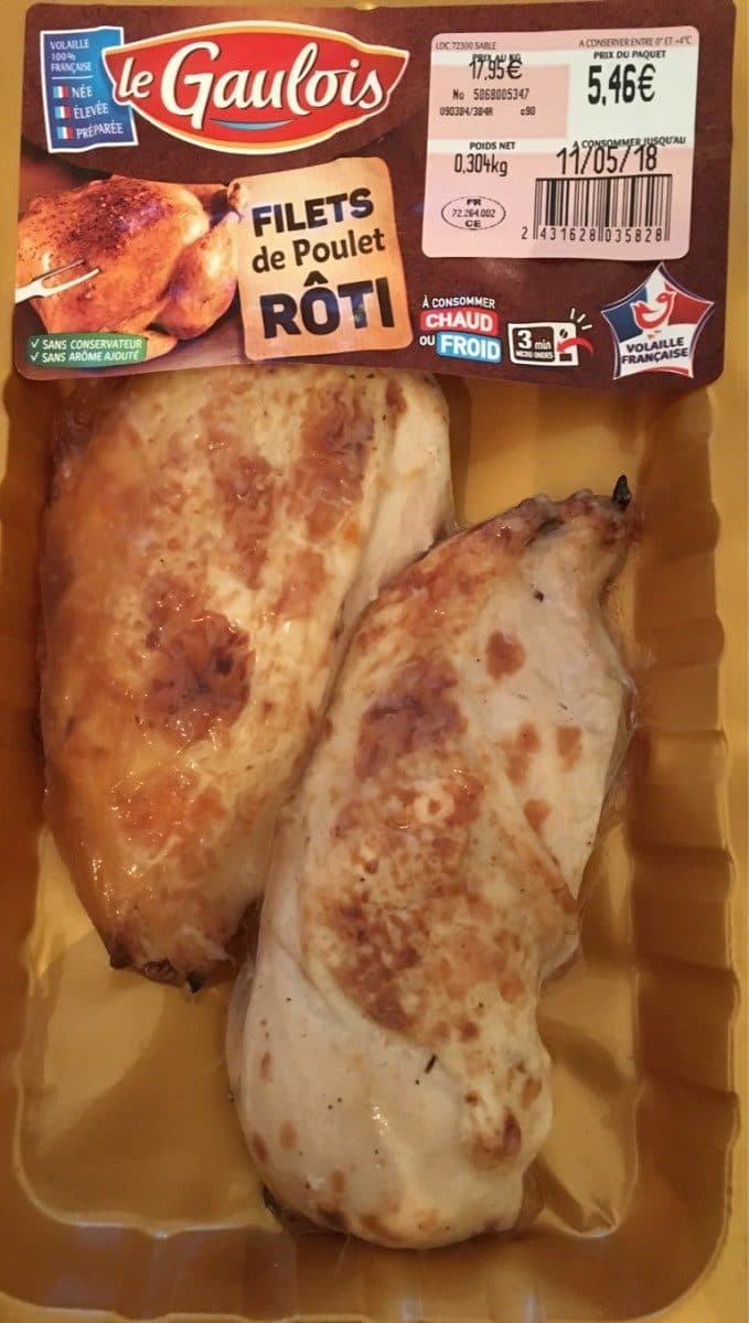 Le Gaulois Filets de poulet roti packshot