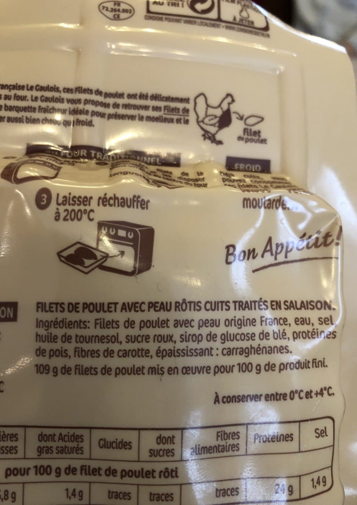 Le Gaulois Filet de pouket roti packshot