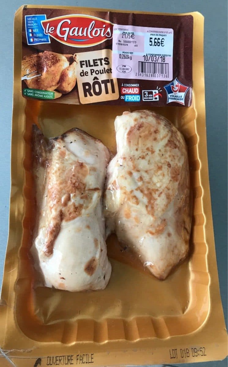Le Gaulois Filet de poulet roti packshot
