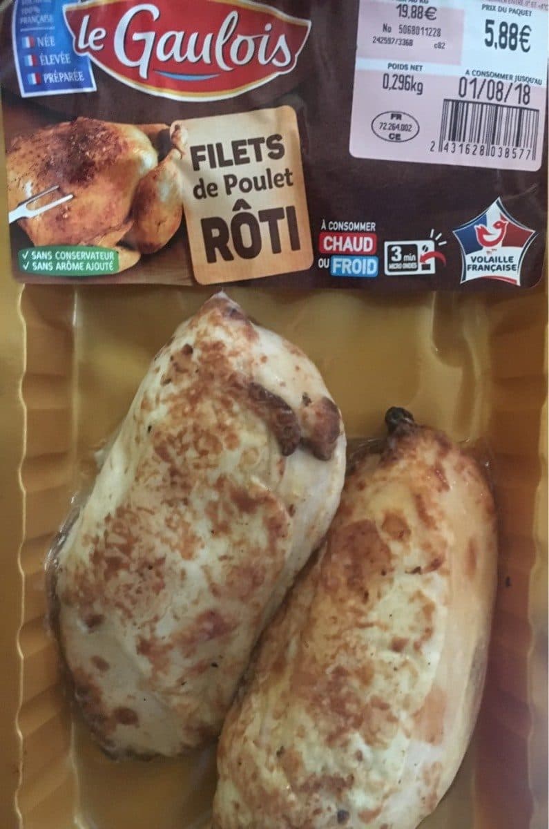 Le Gaulois Filets de poulet roti packshot
