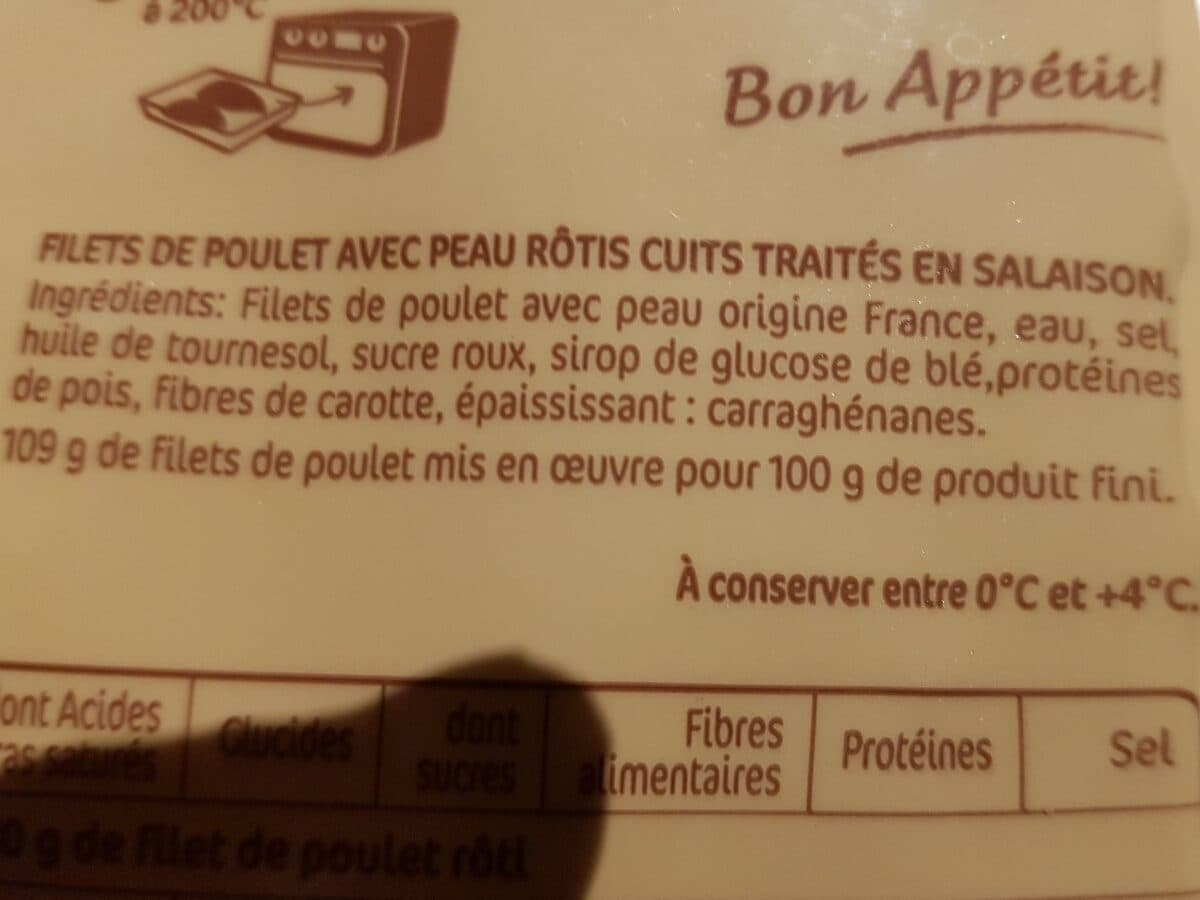 Le Gaulois Filets de poulet rôti packshot