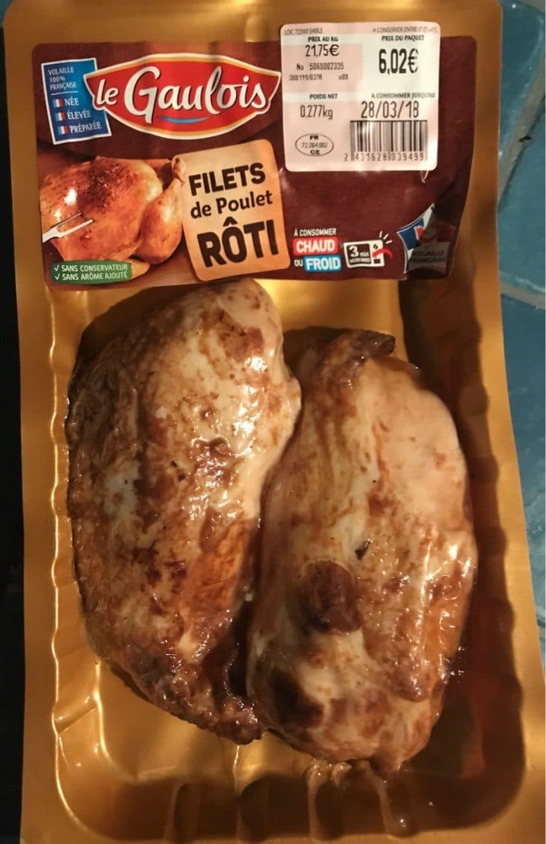 Le Gaulois Filets de poulet roti packshot